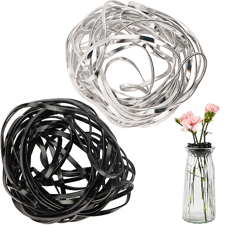 2Pcs 2 Colors Aluminium Alloy Flower Frogs for Arrangements AJEW-GF0008-85-1