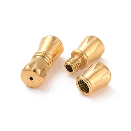 Ion Plating(IP) 304 Stainless Steel Screw Clasps STAS-L135-05G-1