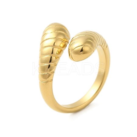 304 Stainless Steel Cuff Rings for Women RJEW-U013-04G-1