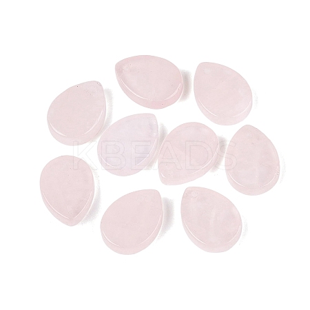 Natural Rose Quartz Pendants G-Q606-68B-1