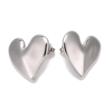 Non-Tarnish 304 Stainless Steel Stud Earrings EJEW-K268-06P-1