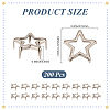 200Pcs Iron Studs Rivets IFIN-CY0001-01P-2