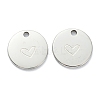 Non-Tarnish 304 Stainless Steel Charms STAS-P280-08P-1