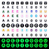 1000Pcs 40 Styles Acrylic Beads MACR-TA0002-10-2