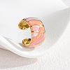 304 Stainless Steel Enamel Cuff Open Rings WG35DFF-20-1