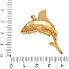304 Stainless Steel Sea Animal Pendants STAS-P402-05A-G-3