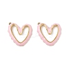 304 Stainless Steel Enamel Pendants STAS-P380-08G-04-1