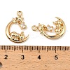 Brass Micro Pave Cubic Zirconia Pendants KK-C155-19G-03-3