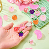16pcs 8 styles Luminous Resin Fruit Display Decorations DJEW-TA0001-16-7