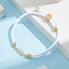 1pc Adjustable Nylon Cord Slider Bracelets for Women BJEW-LP0001-33O-G-3
