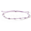 Adjustable Polyester Cord Braided Bracelets for Friendship Couple UP1845-3-1