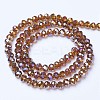 Electroplate Glass Beads Strands EGLA-A034-T10mm-B08-2