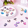 22Pcs 11 Styles Alloy Enamel Pandants FIND-TA0004-95-5