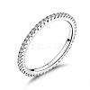 Anti-Tarnish Rhodium Plated 925 Sterling Silver Finger Rings RJEW-FF0008-008P-16mm-1
