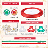 Acrylic with Plastic Christmas Candy Beading Set DIY-SC0026-81C-2