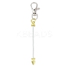 Alloy Beadable Pendant Decorations KEYC-D288-01G-2