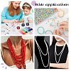 4 Rolls 4 Colors Flat Elastic Crystal String EW-WR0001-01-5