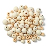140Pcs 7 Styles  Printed Wood Beads WOOD-YW0001-14-2