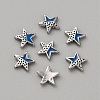 Tibetan Style Alloy Cabochons MRMJ-WH0075-97I-2