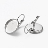 Tarnish Resistant 304 Stainless Steel Leverback Earring Findings STAS-L253-005B-P-3