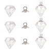 DIY Diamond Glass Bottles Pendants Making Kits DIY-TA0012-40B-2