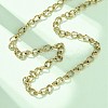 6MM 304 Stainless Steel Cuban Link Chain Necklaces for Women NJEW-B145-01G-2