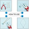 20Pcs 4 Colors Zinc Alloy Enamel Pendants ENAM-FP0001-37-5