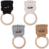 4Pcs 4 Colors Bohemian Cotton Thread Weave Towel Rack AJEW-CN0004-63-1