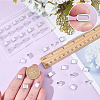 100Pcs Aluminum Beads ALUM-CP0001-01-3