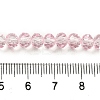 Transparent Baking Paint Glass Beads Strands DGLA-A034-T6mm-D04-4