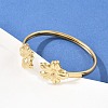304 Stainless Steel Cuff Bangles for Women LS-BJEW-A147-01A-G-2