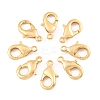 SHEGRACE Brass Lobster Claw Clasps XGR0011G-05G-1