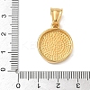 304 Stainless Steel Pendants STAS-D207-14G-3