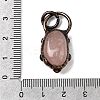 Natural Rose Quartz Pendants G-B149-08R-02-3