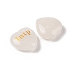 Natural Quartz Crystal Heart Engraving MBTI Figurines Statues for Home Office Desk Decorations G-K353-05F-2