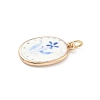 Printed 304 Stainless Steel Pendants STAS-A131-10D-G-2