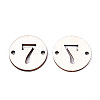 Unfinished Natural Poplar Wood Links Connectors WOOD-S045-138B-7-2