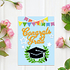 Graduation Theme Carbon Steel Cutting Dies Stencils DIY-WH0263-0252-2