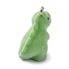 Flocky Resin Pendants FIND-S001-08G-2