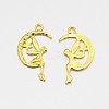 Zinc Alloy Fairy Sprite Charms X-PALLOY-A18526-G-FF-1