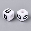 Opaque Acrylic Beads SACR-N020-04A-G-2