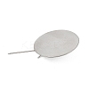 304 Stainless Steel Brooch Cabochon Settings STAS-E547-08L-P-3