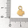Ion Plating(IP) 304 Stainless Steel Enamel Charms STAS-G351-05G-02-3