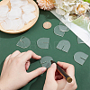 50Pcs Arch Acrylic Wine Glass Tags FIND-NB0013-02A-3