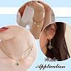5Pcs 5 Styles Brass Micro Pave Cubic Zirconia Pendants KK-CJ0003-57-7
