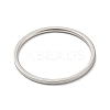 Non-Tarnish 304 Stainless Steel Simple Plain Band Finger Ring for Women Men RJEW-F152-05P-D-2