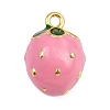 Brass Enamel Charms KK-I352-09G-01-1