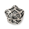 304 Stainless Steel European Beads STAS-S183-13AS-B-1