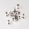 Tarnish Resistant 304 Stainless Steel European Large Hole Beads OPDL-E005-15P-1