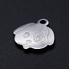 201 Stainless Steel Puppy Charms STAS-S105-T836-2